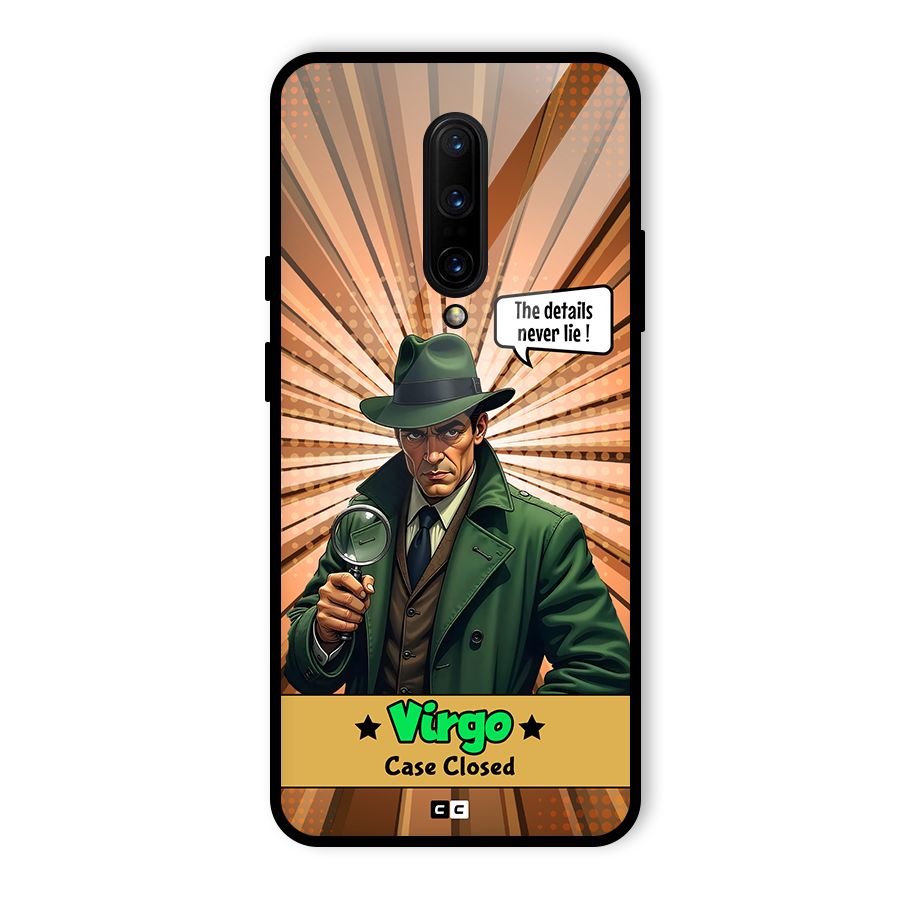 Detective Virgo Glass Back Case for OnePlus 7 Pro