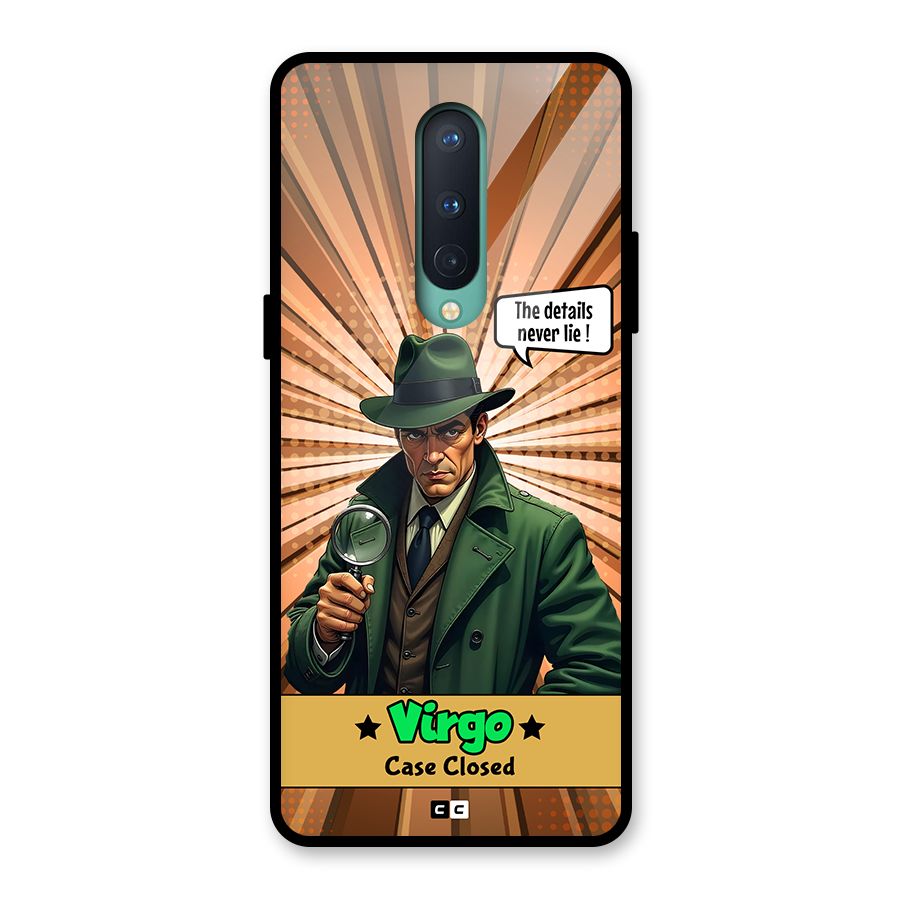 Detective Virgo Glass Back Case for OnePlus 8