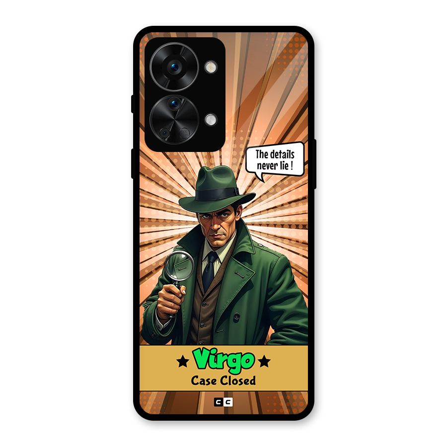 Detective Virgo Glass Back Case for OnePlus Nord 2T