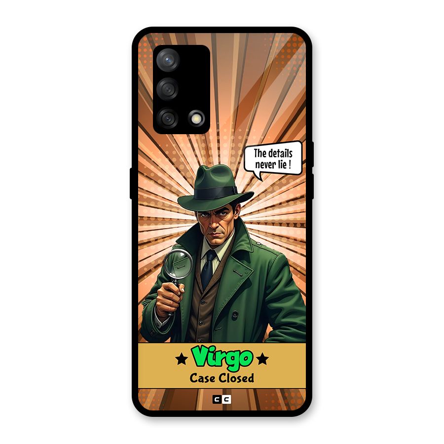 Detective Virgo Glass Back Case for Oppo F19