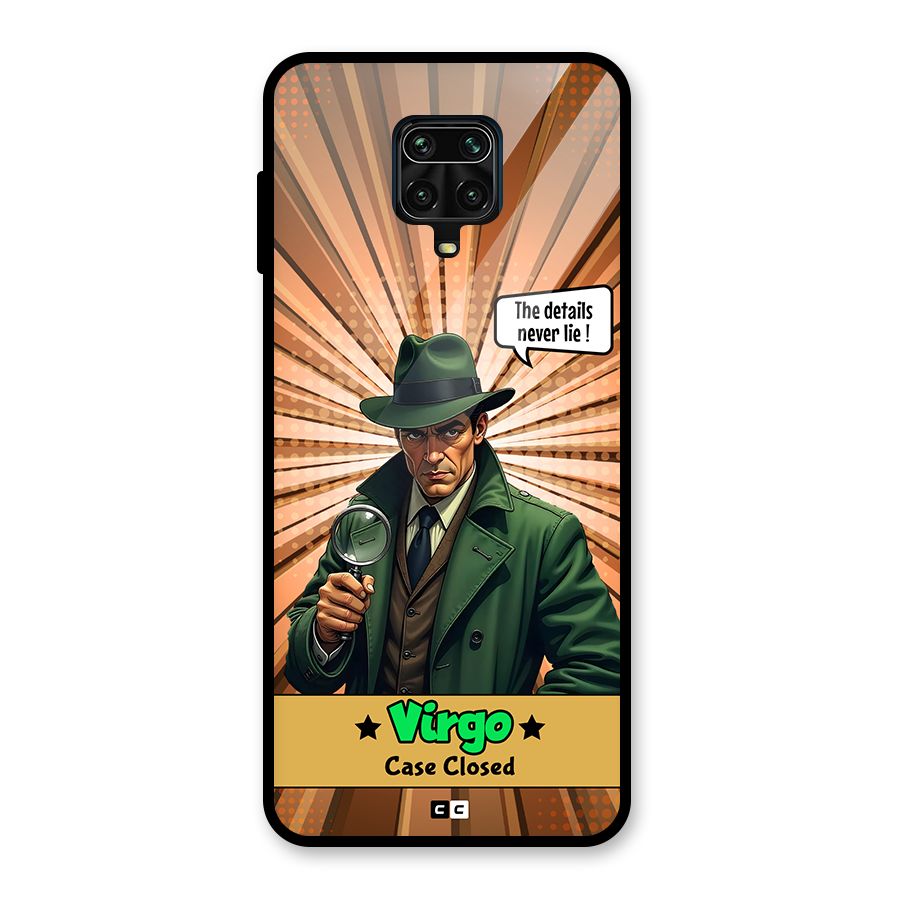 Detective Virgo Glass Back Case for Poco M2 Pro