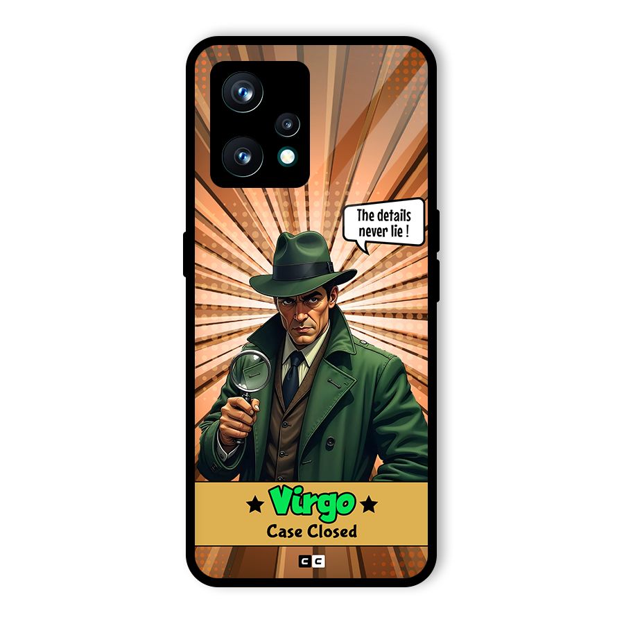 Detective Virgo Glass Back Case for Realme 9 Pro Plus 5G