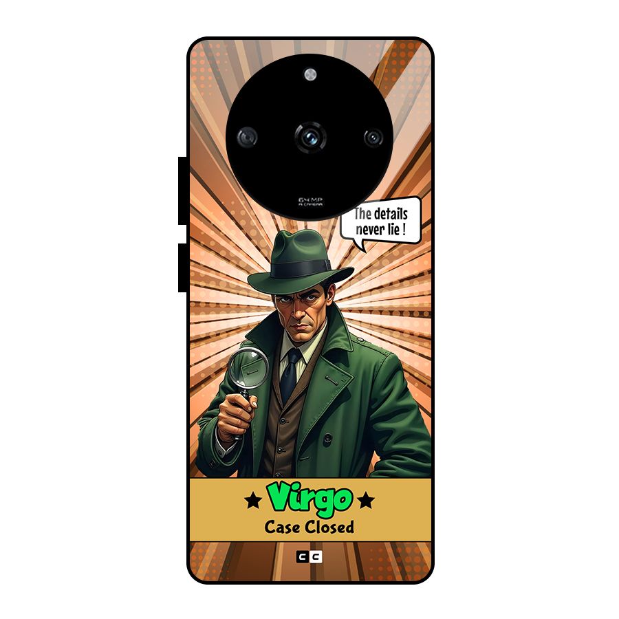 Detective Virgo Glass Back Case for Realme Narzo 60 5G
