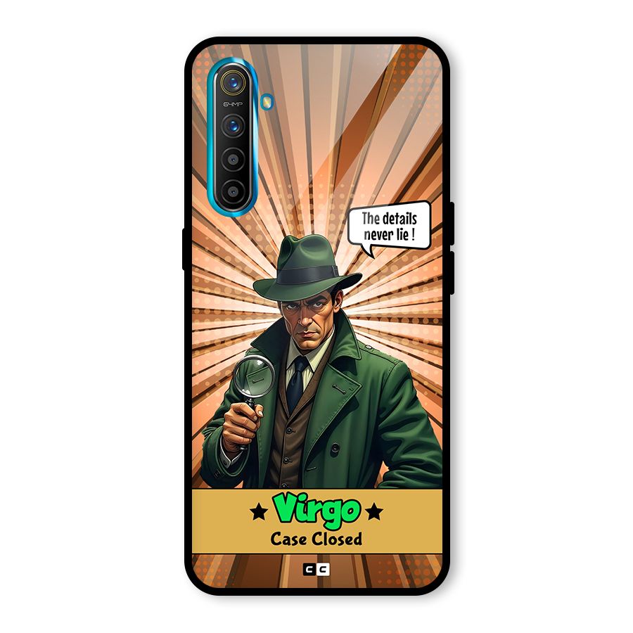 Detective Virgo Glass Back Case for Realme XT