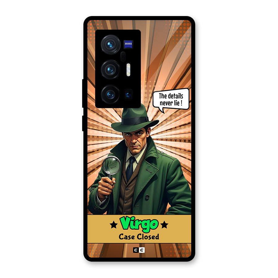 Detective Virgo Glass Back Case for Vivo X70 Pro Plus
