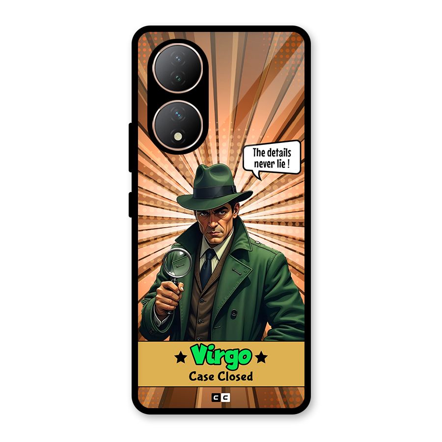 Detective Virgo Glass Back Case for Vivo Y100