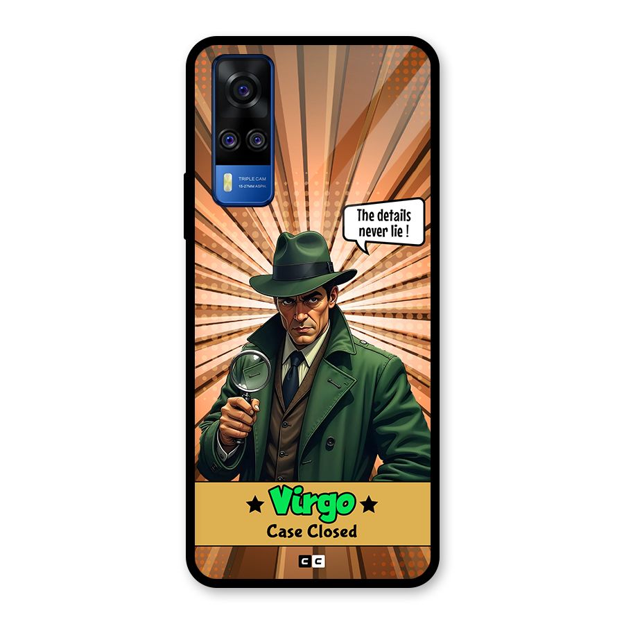 Detective Virgo Glass Back Case for Vivo Y51