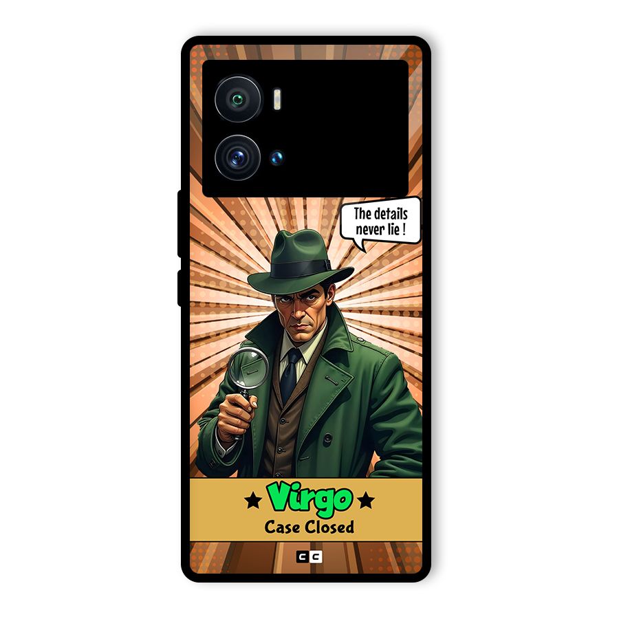 Detective Virgo Glass Back Case for Vivo iQOO 9 Pro