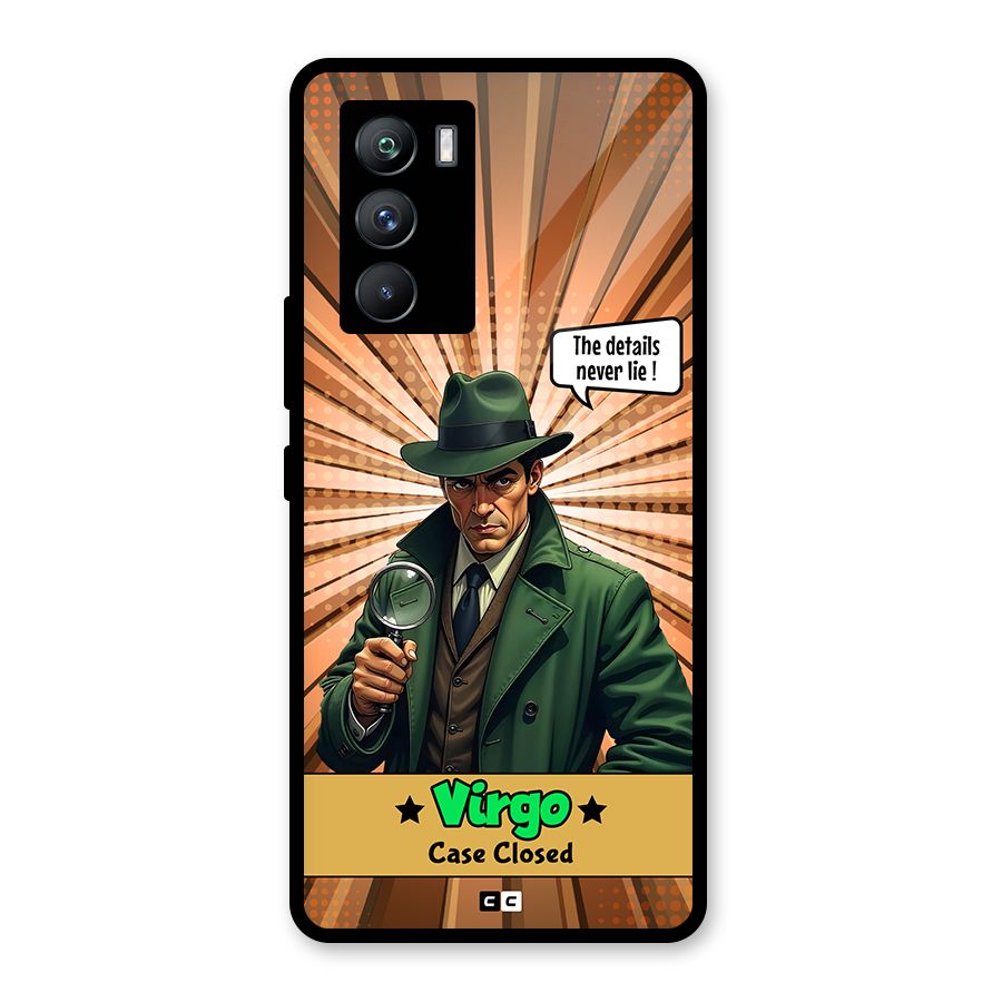 Detective Virgo Glass Back Case for Vivo iQOO 9 SE