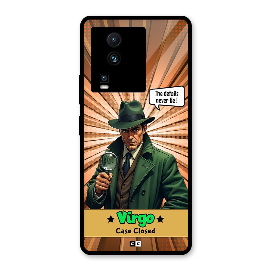 Detective Virgo Glass Back Case for Vivo iQOO Neo 7 Pro