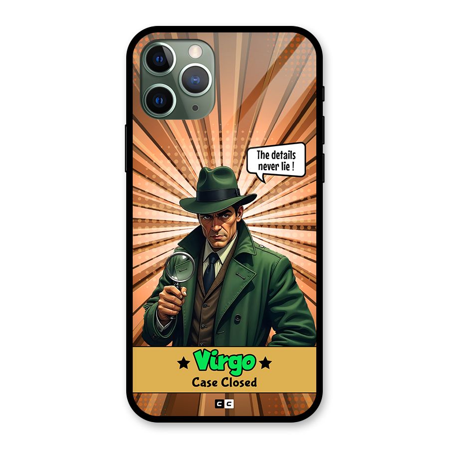 Detective Virgo Glass Back Case for iPhone 11 Pro