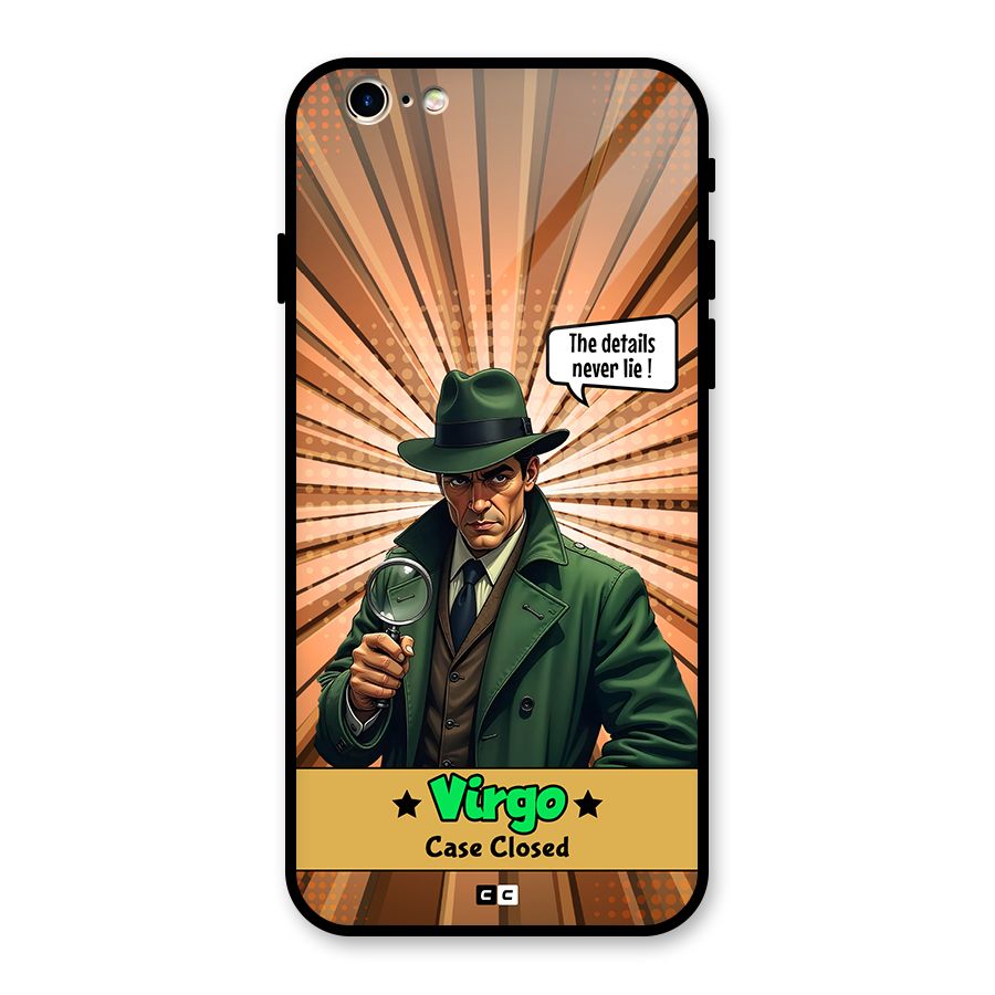 Detective Virgo Glass Back Case for iPhone 6 6S