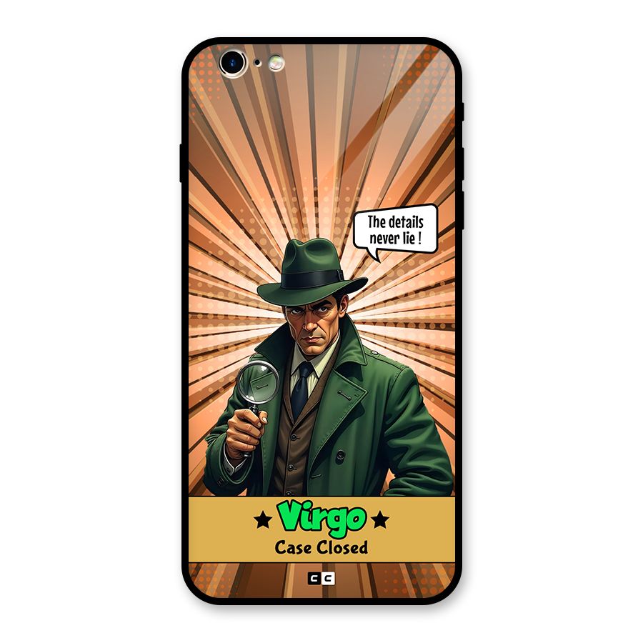 Detective Virgo Glass Back Case for iPhone 6 Plus 6S Plus