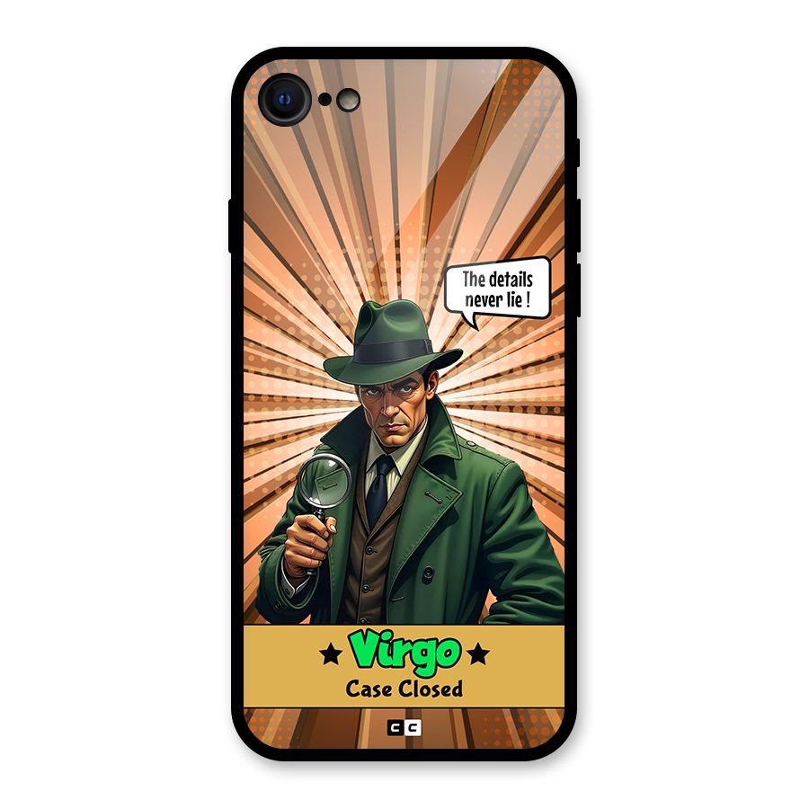 Detective Virgo Glass Back Case for iPhone 7