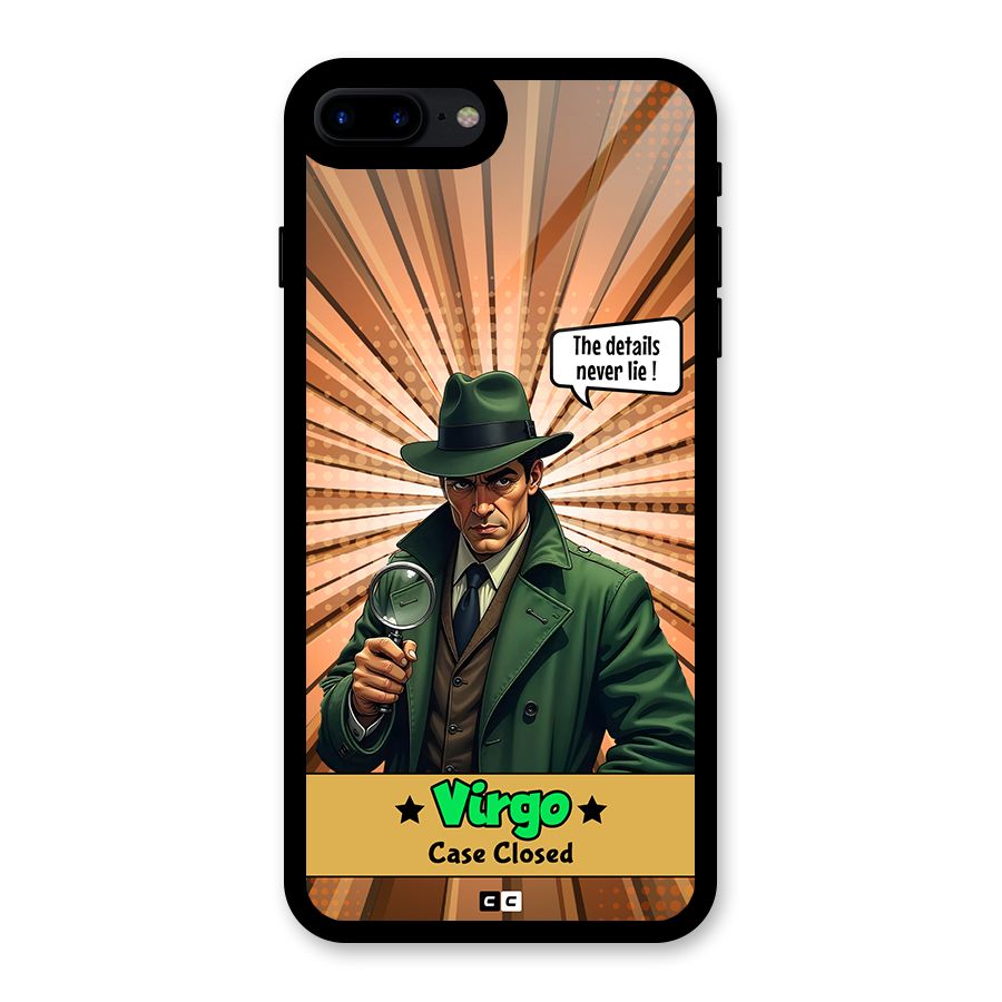 Detective Virgo Glass Back Case for iPhone 8 Plus