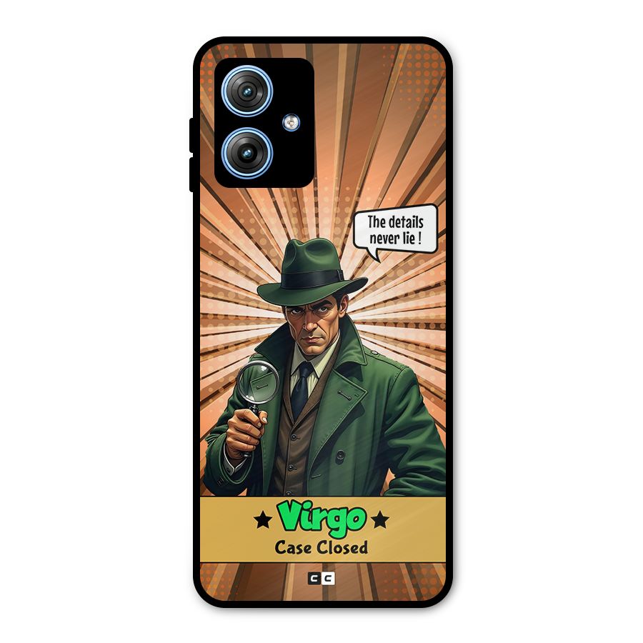 Detective Virgo Metal Back Case for Moto G54