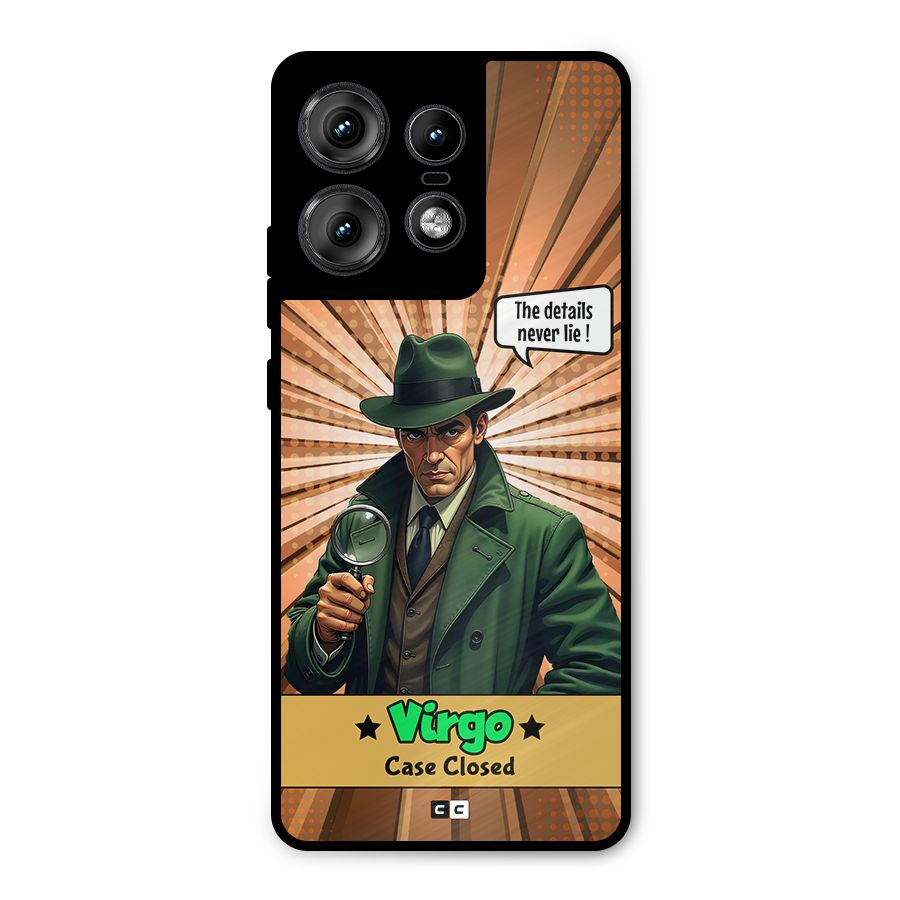 Detective Virgo Metal Back Case for Motorola Edge 50 Pro