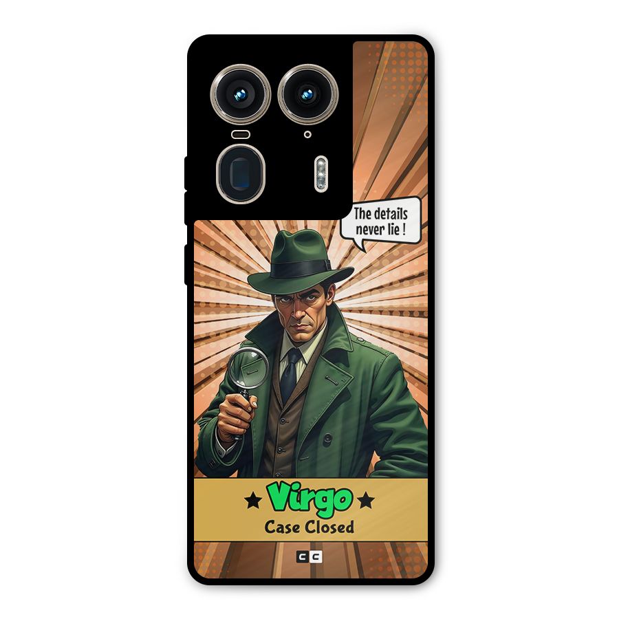 Detective Virgo Metal Back Case for Motorola Edge 50 Ultra