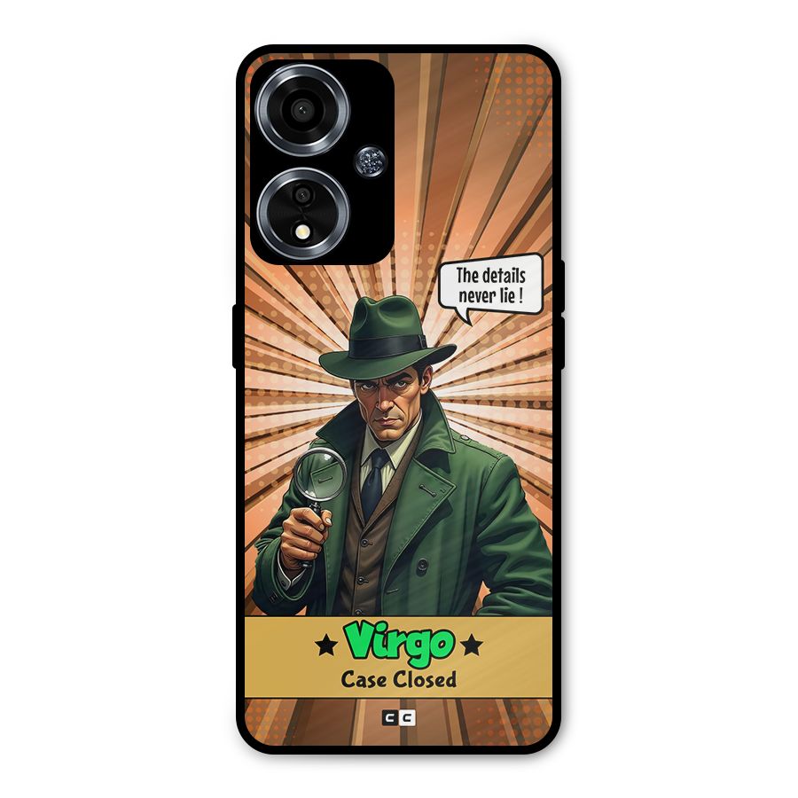 Detective Virgo Metal Back Case for Oppo A59