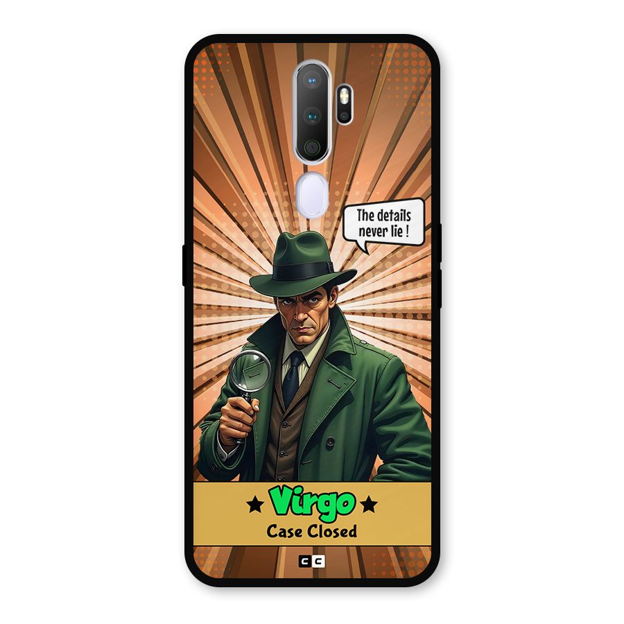 Detective Virgo Metal Back Case for Oppo A5 (2020)