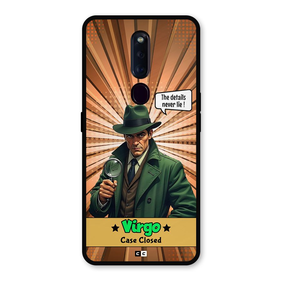 Detective Virgo Metal Back Case for Oppo F11 Pro