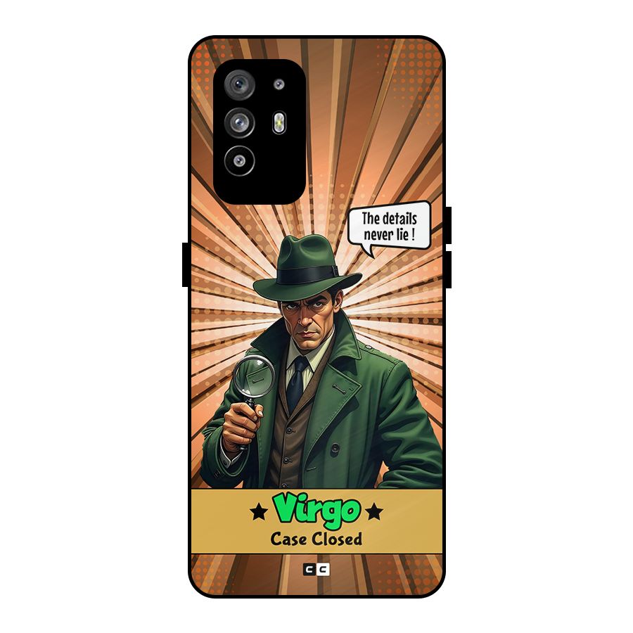 Detective Virgo Metal Back Case for Oppo F19 Pro Plus 5G