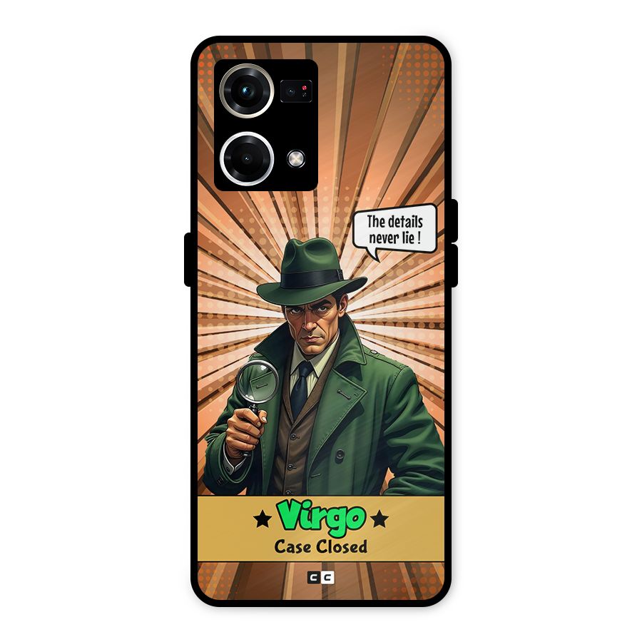 Detective Virgo Metal Back Case for Oppo F21 Pro 4G