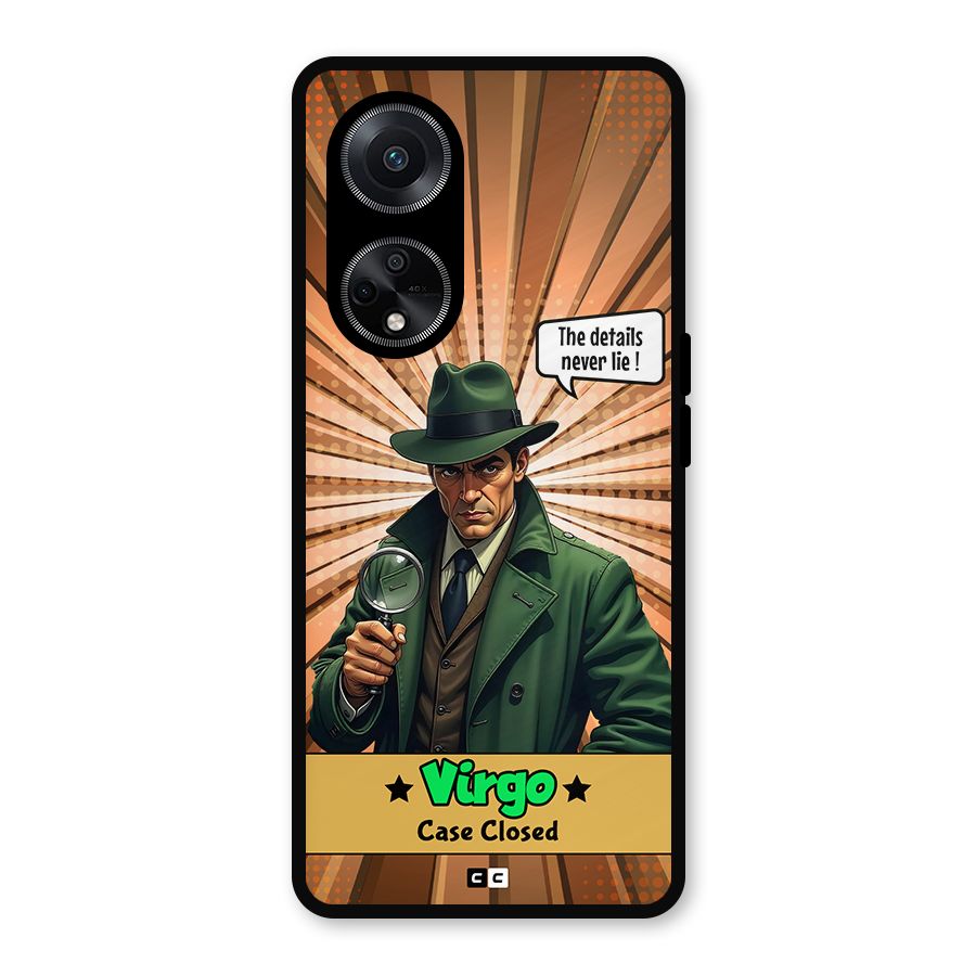 Detective Virgo Metal Back Case for Oppo F23