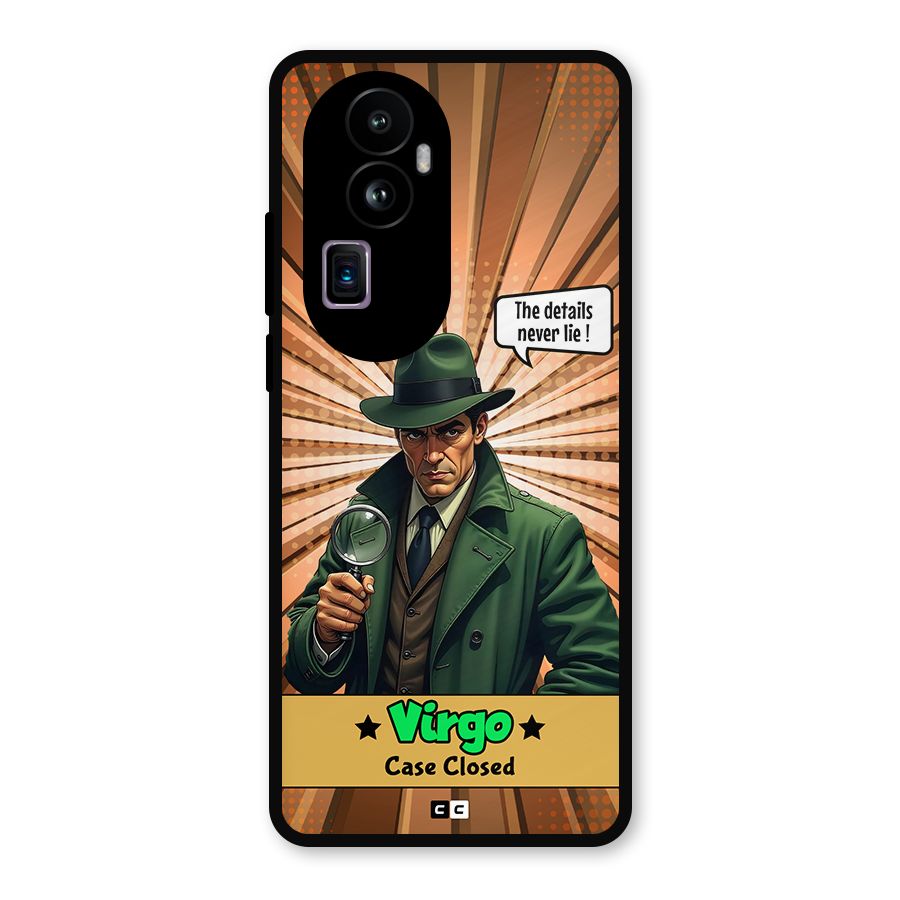 Detective Virgo Metal Back Case for Oppo Reno10 Pro Plus