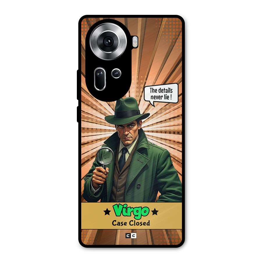 Detective Virgo Metal Back Case for Oppo Reno11 5G