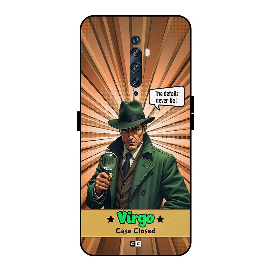 Detective Virgo Metal Back Case for Oppo Reno2 Z