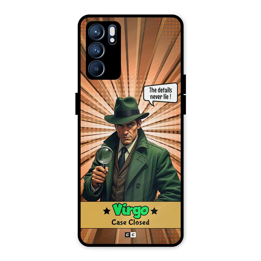 Detective Virgo Metal Back Case for Oppo Reno6 5G