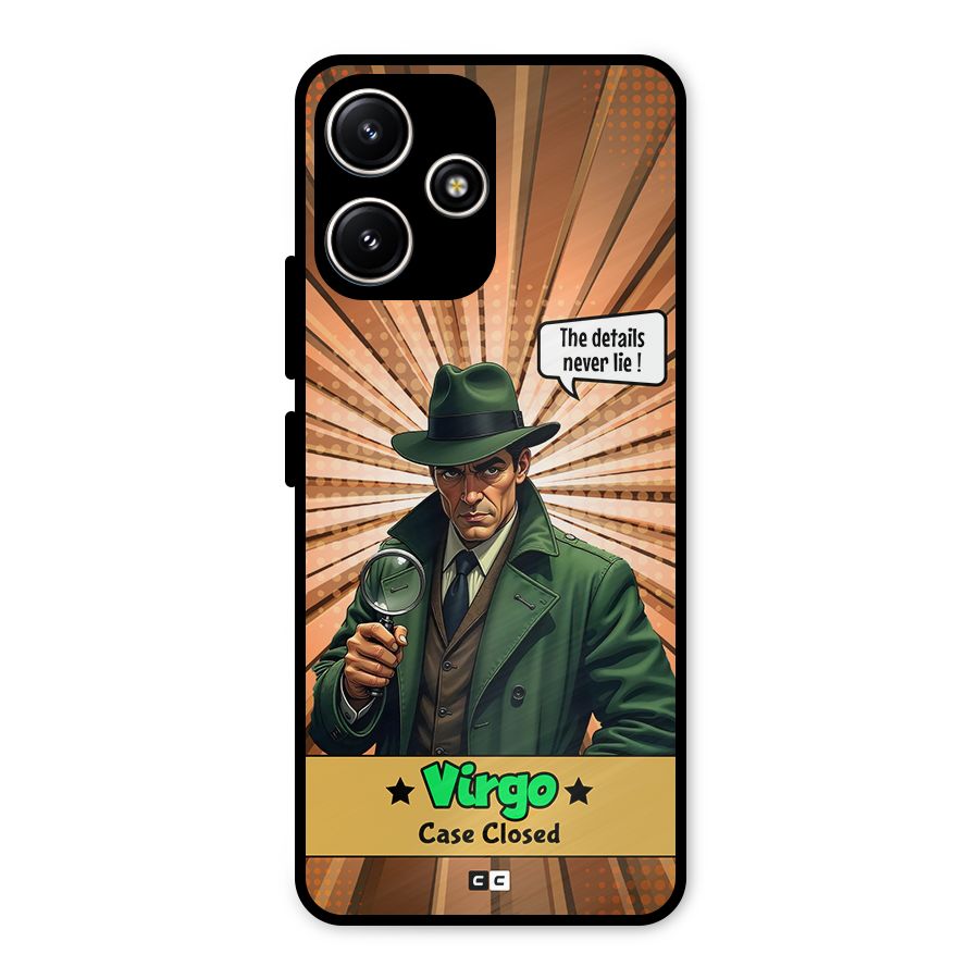 Detective Virgo Metal Back Case for Poco M6 Pro