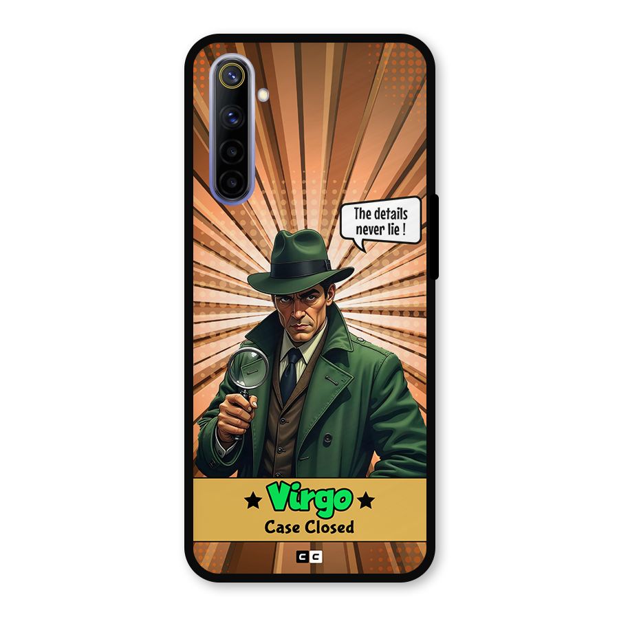 Detective Virgo Metal Back Case for Realme 6i