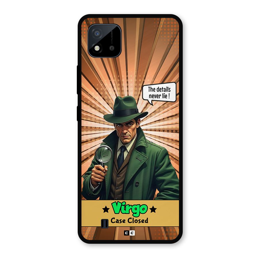 Detective Virgo Metal Back Case for Realme C11 2021