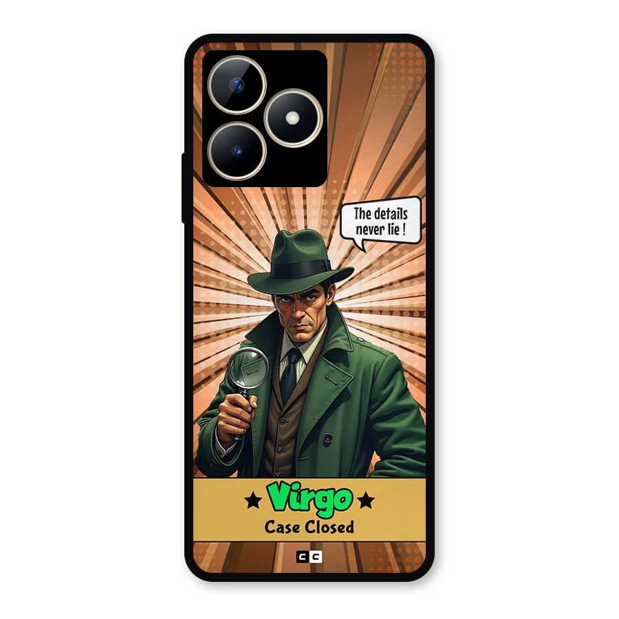 Detective Virgo Metal Back Case for Realme C53