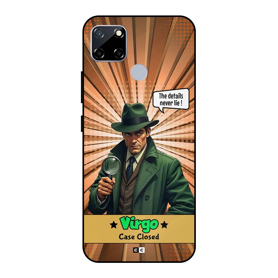 Detective Virgo Metal Back Case for Realme Narzo 20