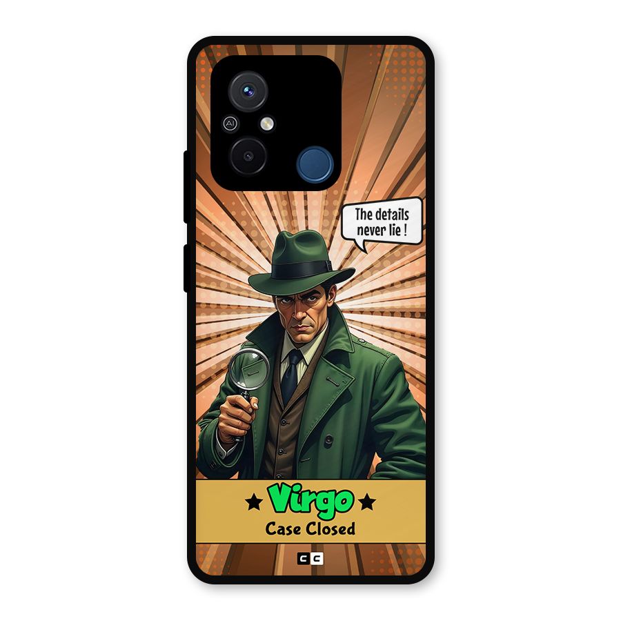 Detective Virgo Metal Back Case for Redmi 12C