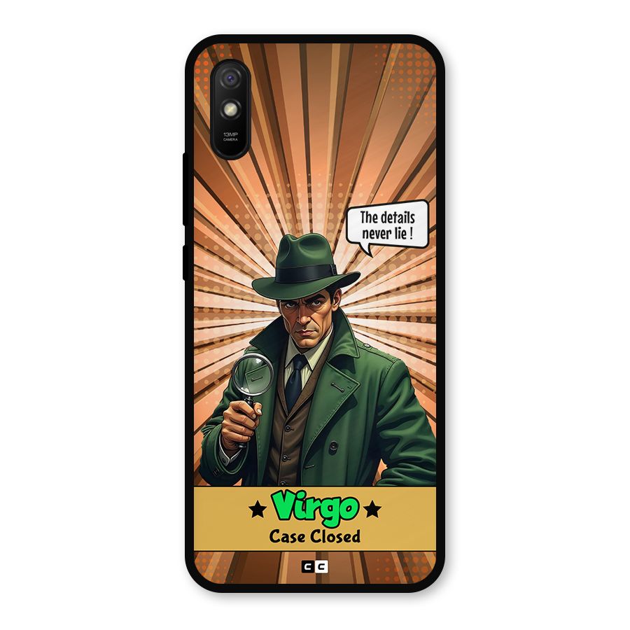 Detective Virgo Metal Back Case for Redmi 9i
