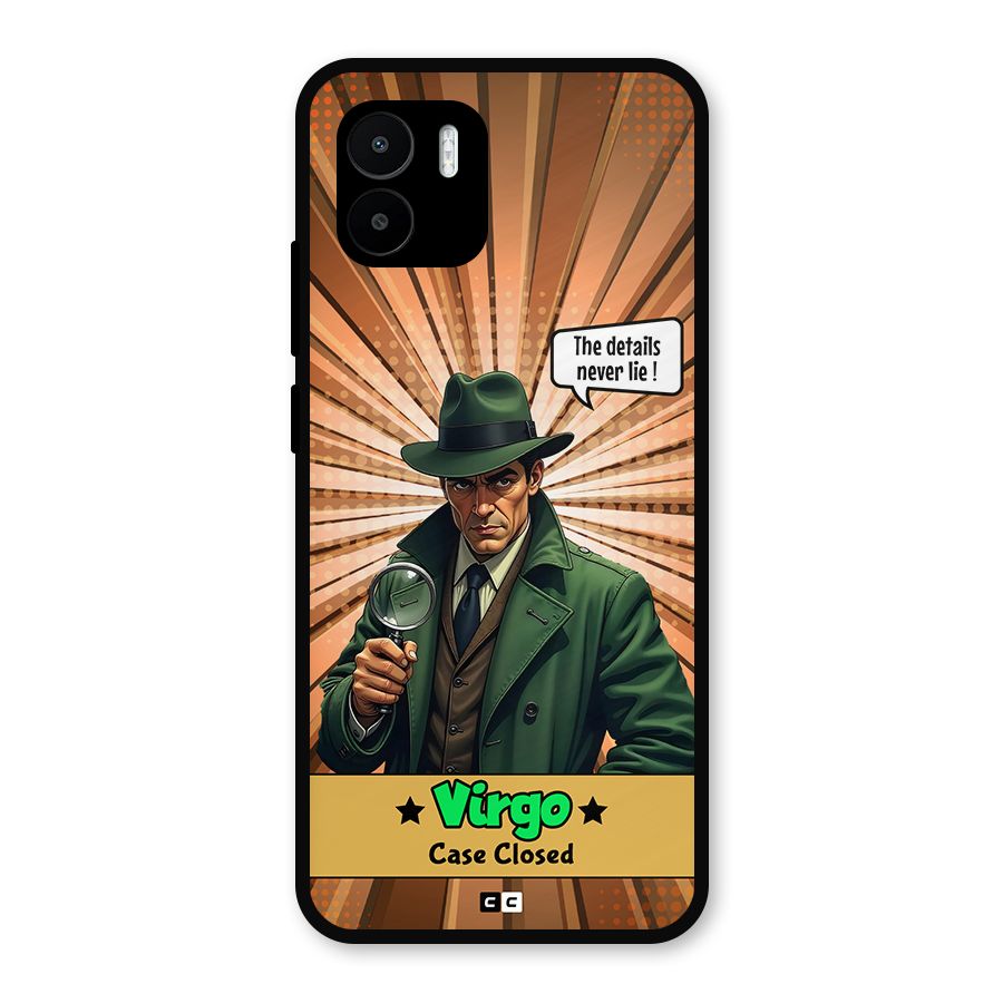 Detective Virgo Metal Back Case for Redmi A1
