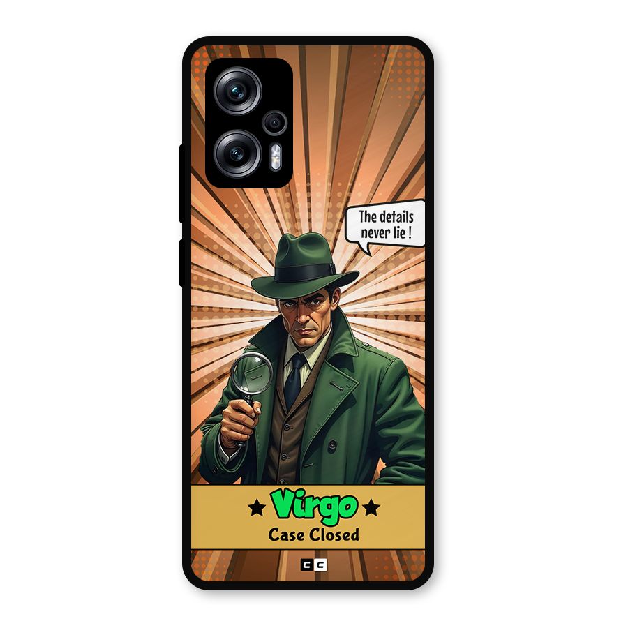 Detective Virgo Metal Back Case for Redmi K50i