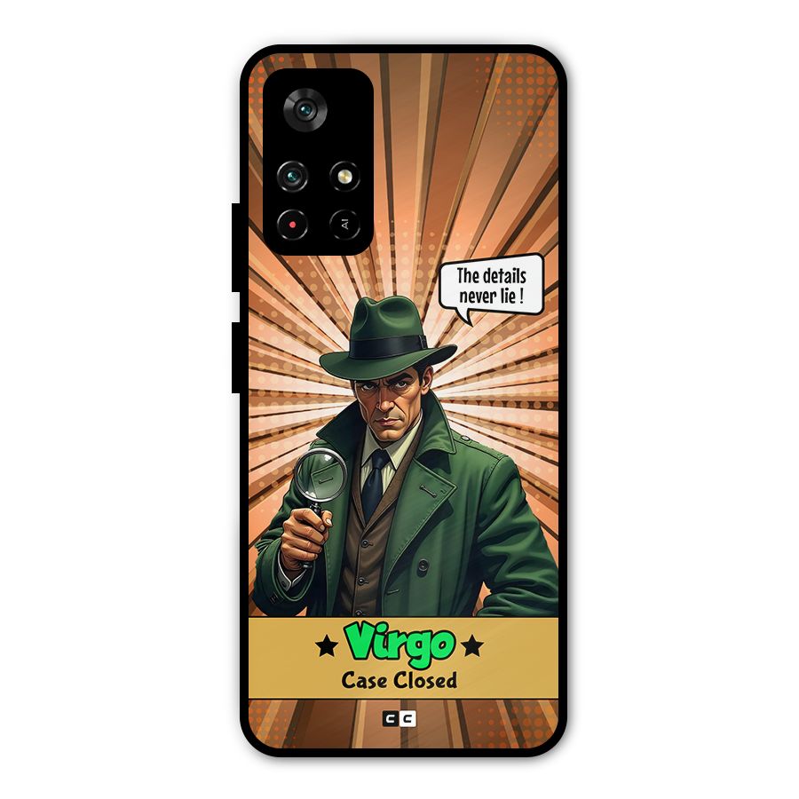 Detective Virgo Metal Back Case for Redmi Note 11T 5G