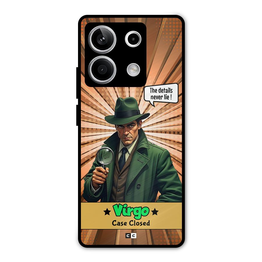 Detective Virgo Metal Back Case for Redmi Note 13 5G