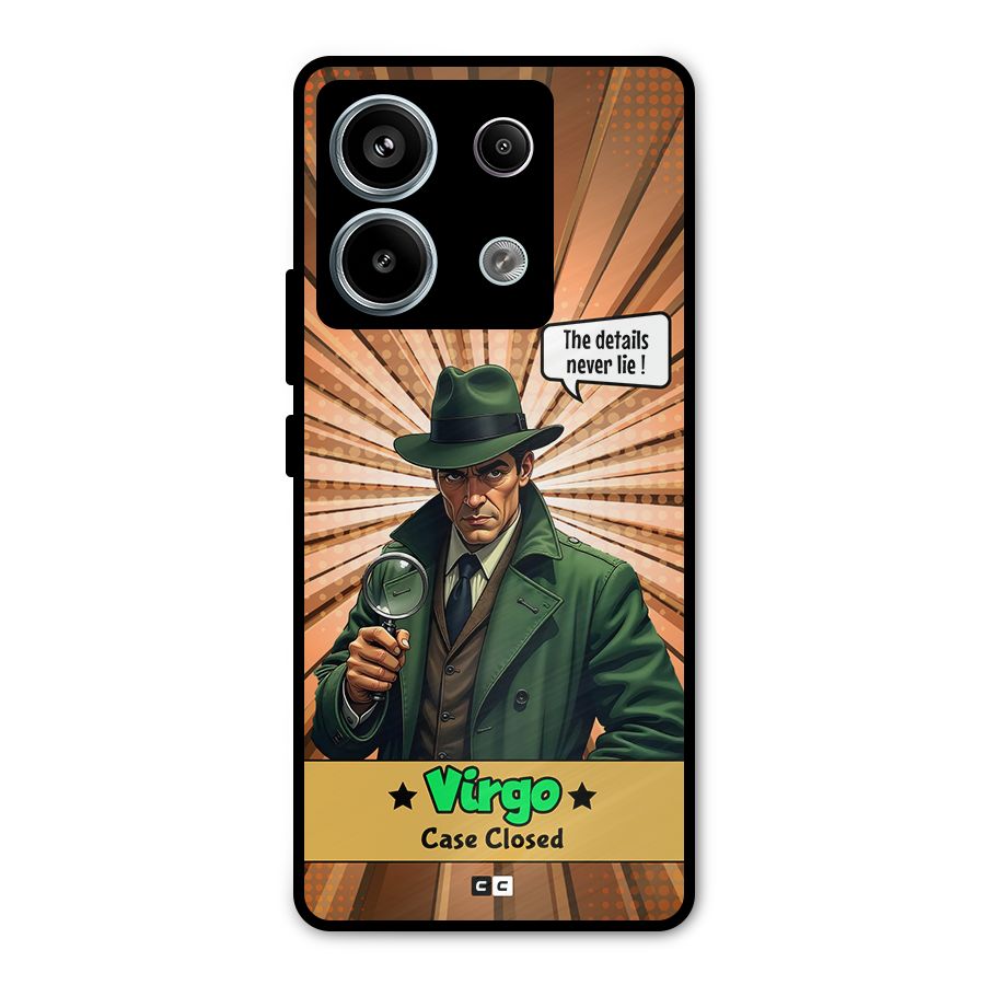 Detective Virgo Metal Back Case for Redmi Note 13 Pro 5G