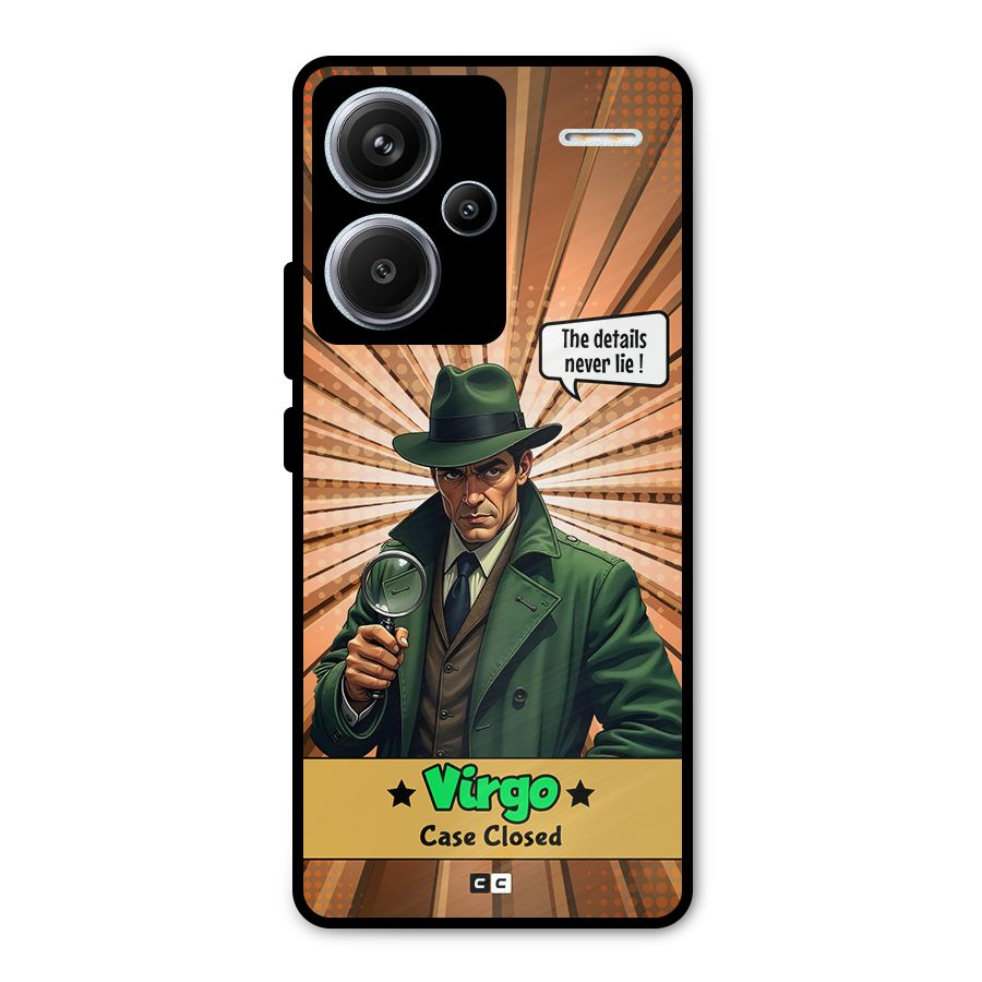Detective Virgo Metal Back Case for Redmi Note 13 Pro Plus