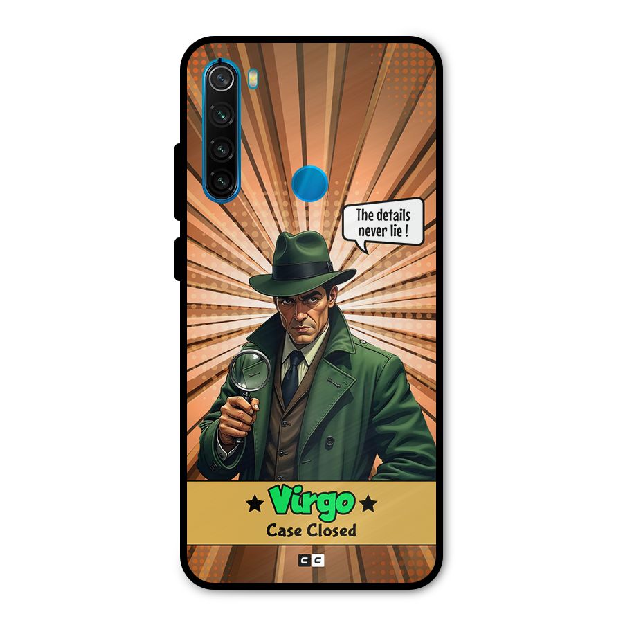 Detective Virgo Metal Back Case for Redmi Note 8