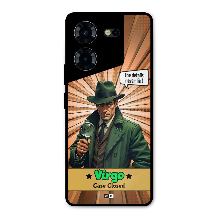 Detective Virgo Metal Back Case for Tecno Pova 5 Pro 5G