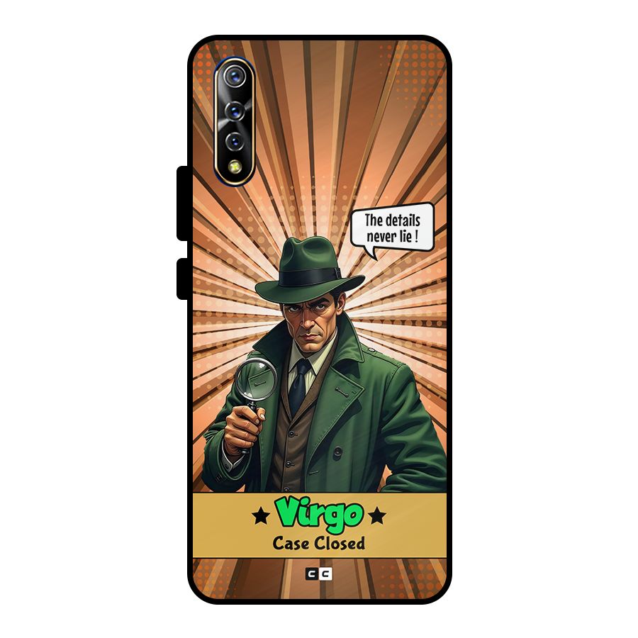 Detective Virgo Metal Back Case for Vivo S1