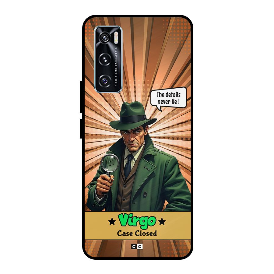 Detective Virgo Metal Back Case for Vivo V20 SE