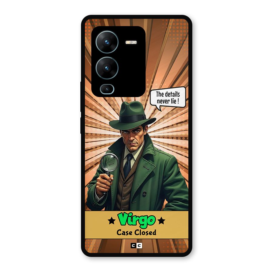 Detective Virgo Metal Back Case for Vivo V25 Pro